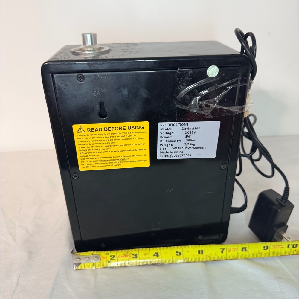 Aroma360 DaVinci360 Scent Diffuser Commercial Machine Working No Key - Picture 5 of 5